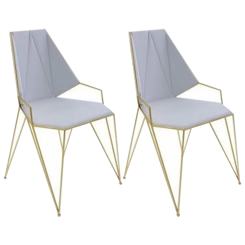 Contemporary Upholstered Dining Arm Chair Faux Leather Kitchen Dining Chair