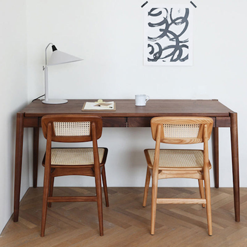 Modern Side Chair Solid Wood Armless Dining Chair for Home Use