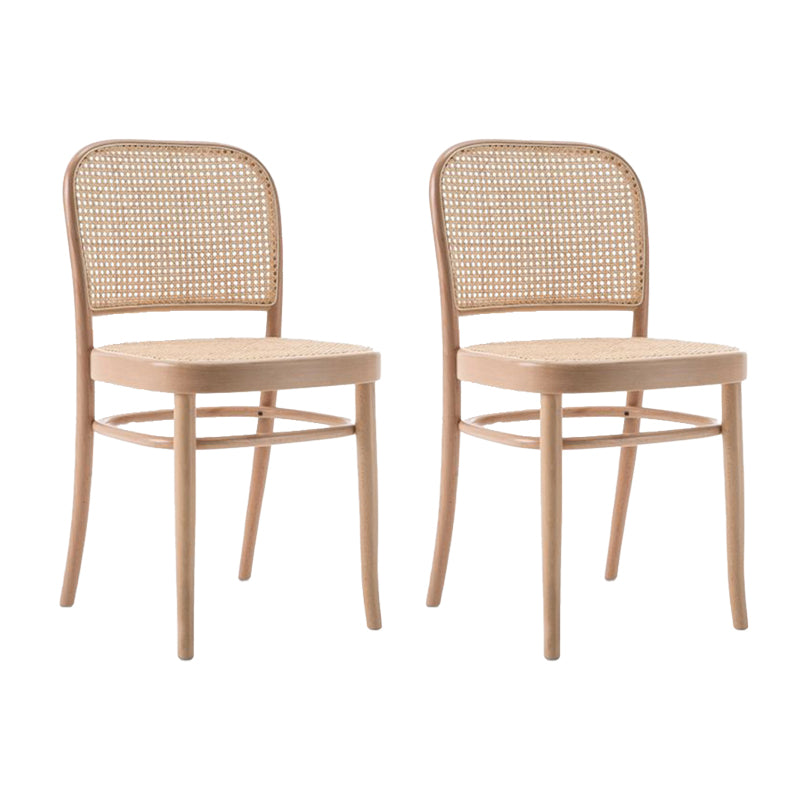 Modern Style Chair Solid Wood Open Back Dining Chair for Home