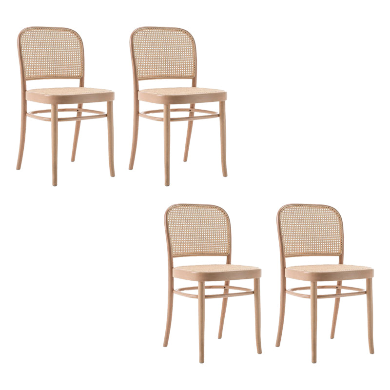 Modern Style Chair Solid Wood Open Back Dining Chair for Home