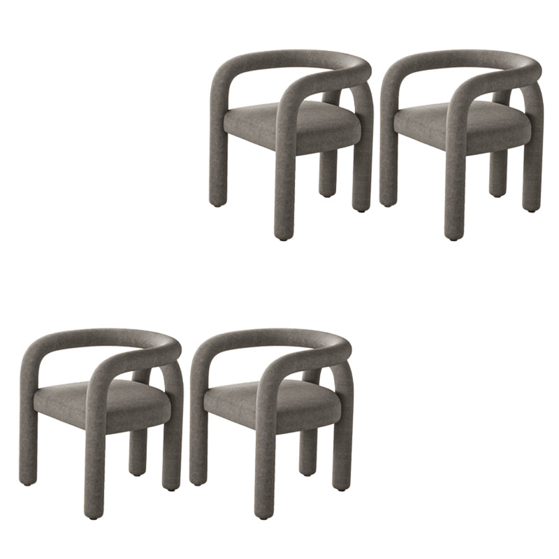 Modern Style Arm Chair Fabric Dining Arm Chair for Living Room