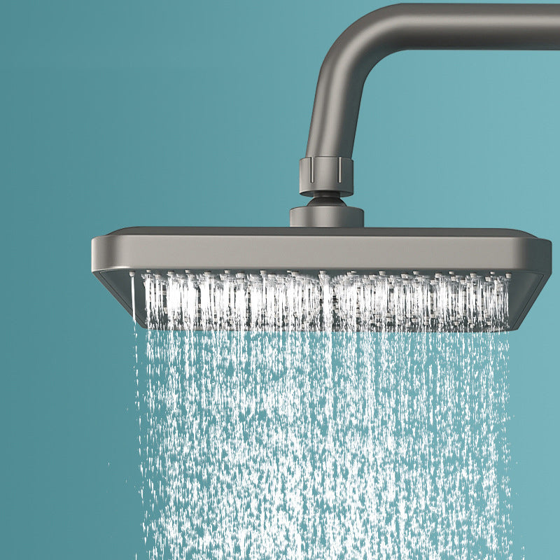 Modern Brass Shower System Adjustable Spray Pattern Shower Set