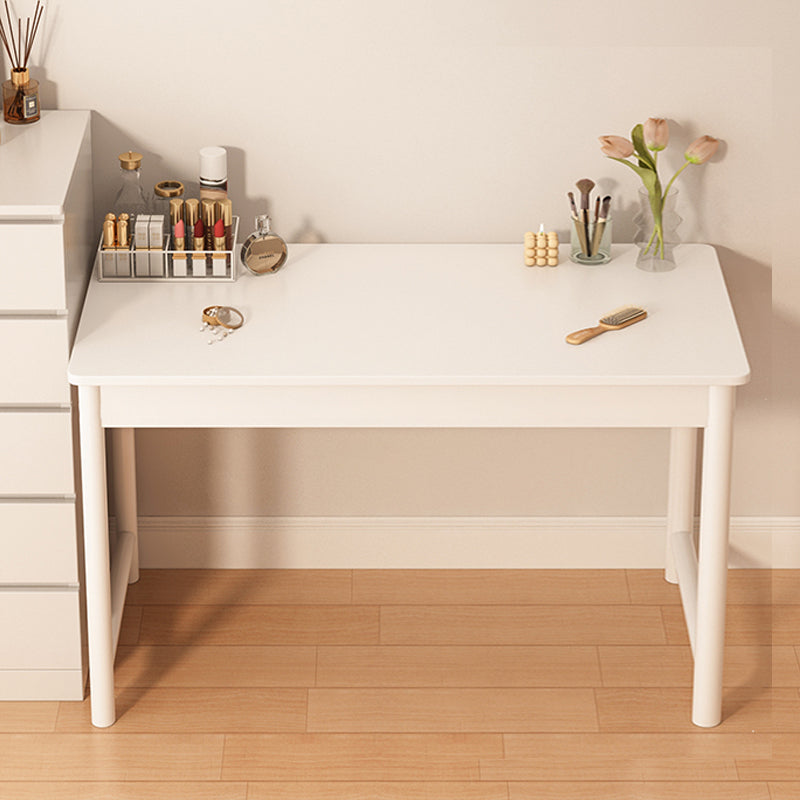 White Contemporary Make-up Vanity Wood Vanity Dressing Table