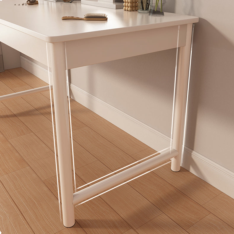 White Contemporary Make-up Vanity Wood Vanity Dressing Table