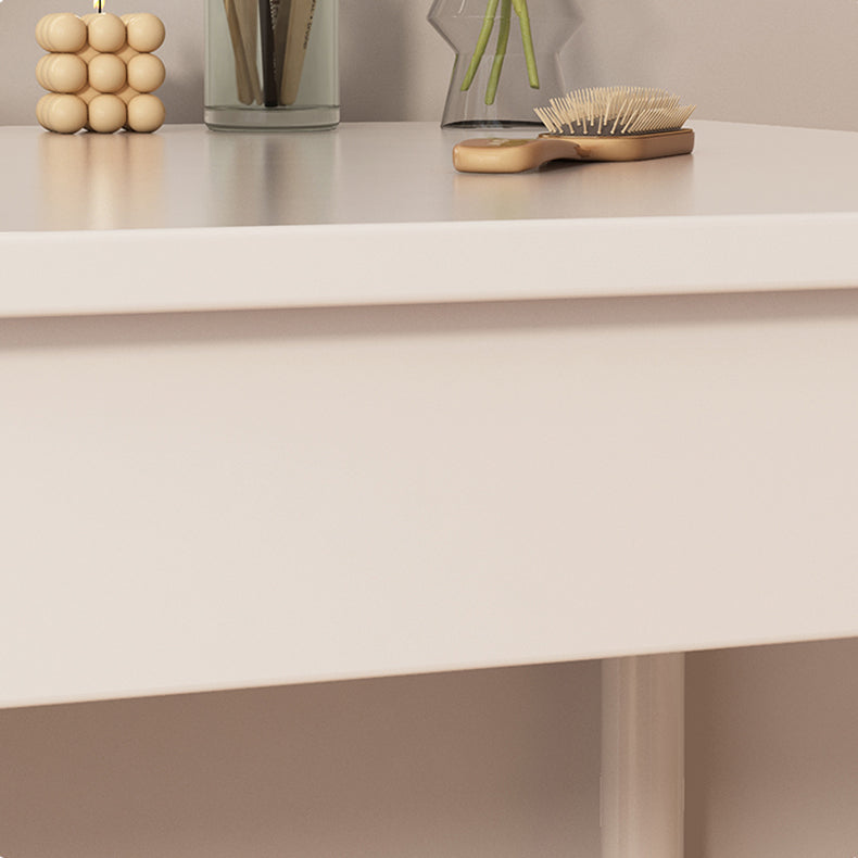 White Contemporary Make-up Vanity Wood Vanity Dressing Table