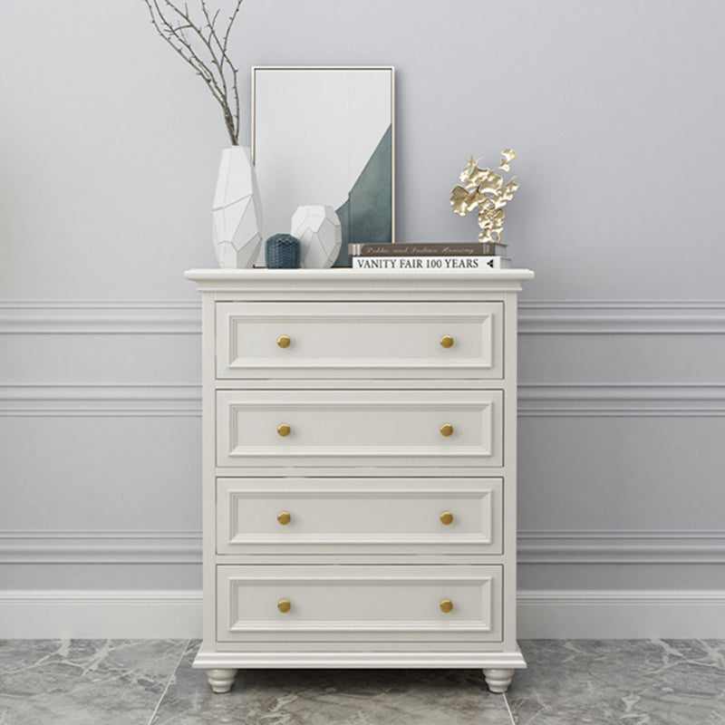 Solid Wood Storage Chest Dresser Classic Glam Chest with Drawers