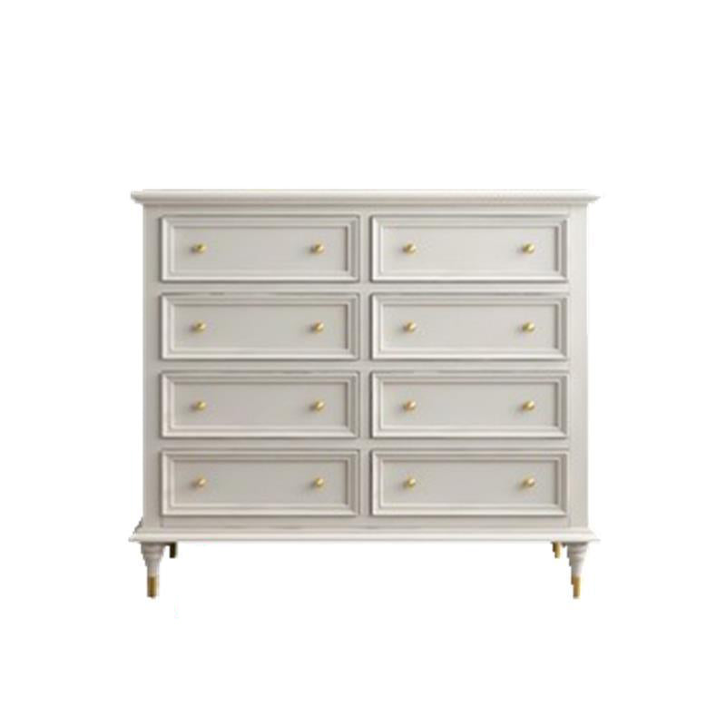 Solid Wood Storage Chest Dresser Traditional Dresser with Drawers