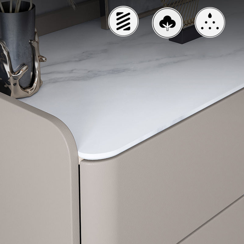 Contemporary Storage Chest Dresser Stone Dresser with 8/9 Drawers