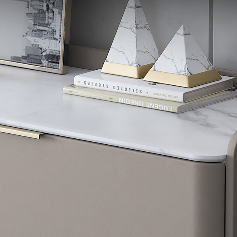 Contemporary Storage Chest Dresser Stone Dresser with 8/9 Drawers