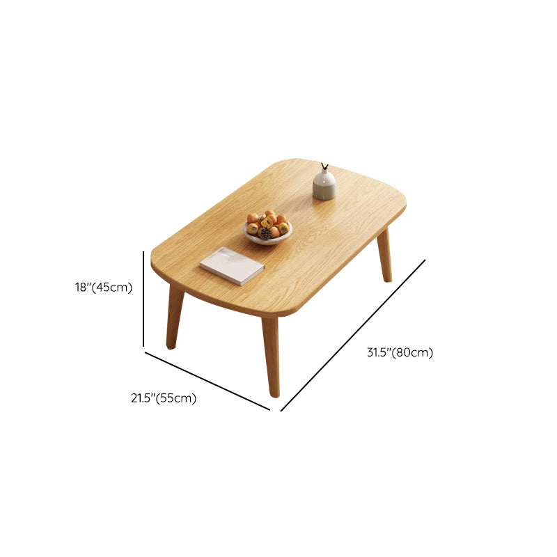 Contemporary Coffee Table Folding Wooden Coffee Cocktail Table