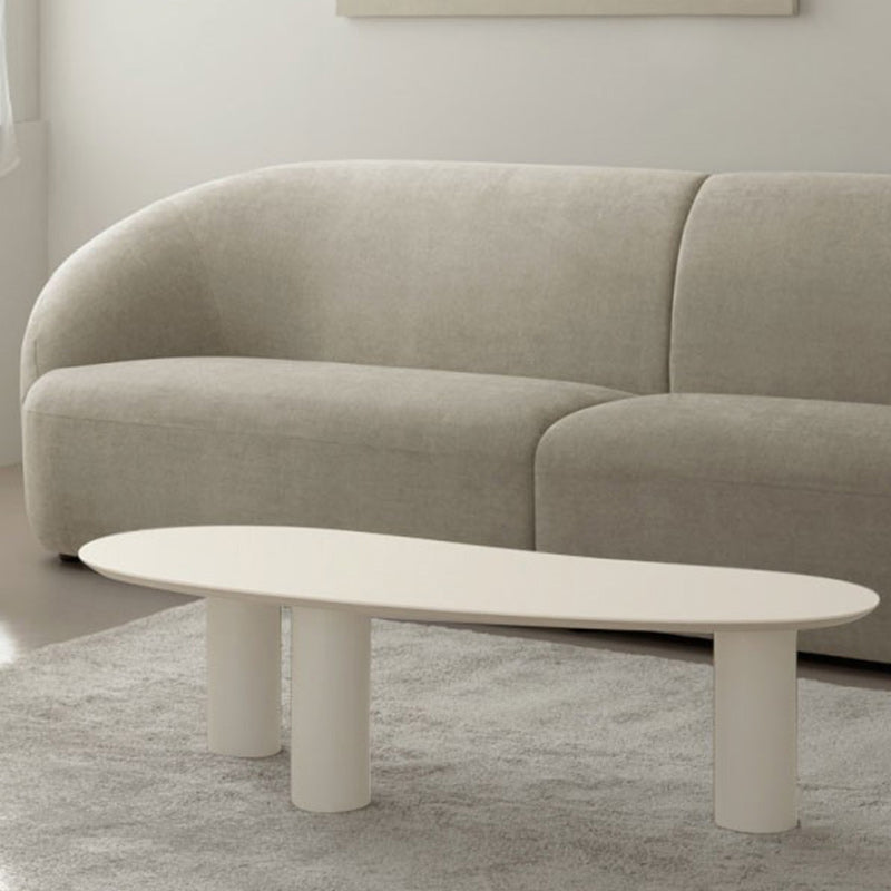 Wooden Geometric Contemporary Coffee Table 3 Legs Coffee Table