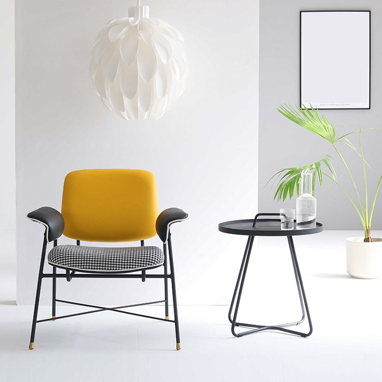 Mid-century Modern Accent Armchair Fixed Back Armchair for Living Room