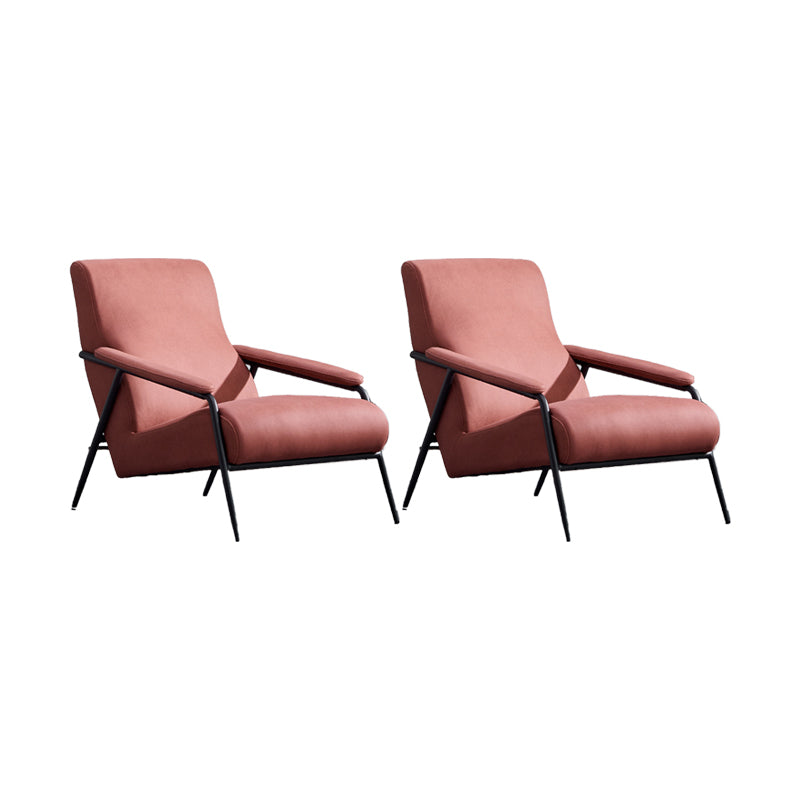 Mid-century Modern Bedroom Accent Armchair Solid Color Arm Chair