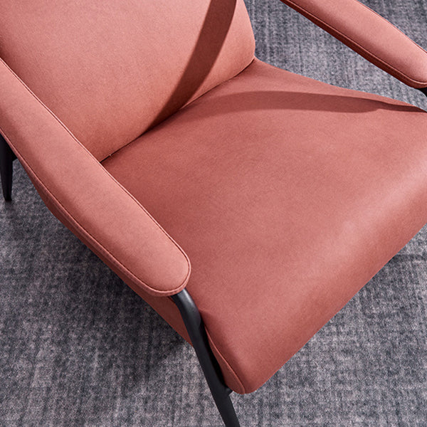 Mid-century Modern Bedroom Accent Armchair Solid Color Arm Chair