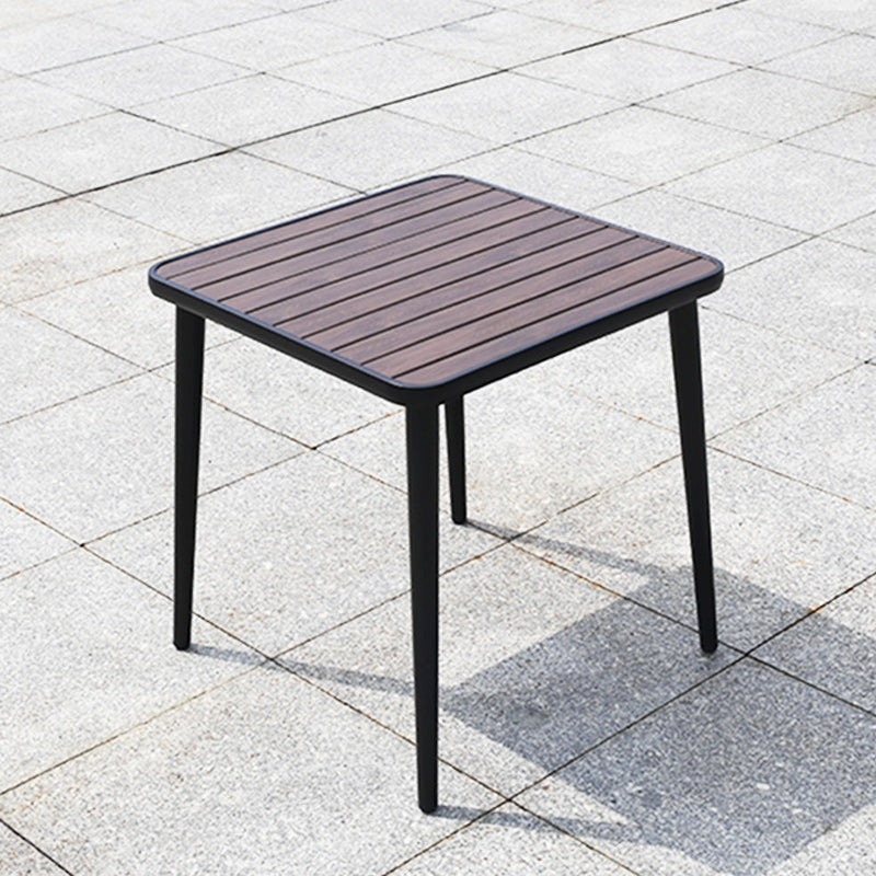 Industrial Dining Table Wood Rust Resistant Table, Water Resistant