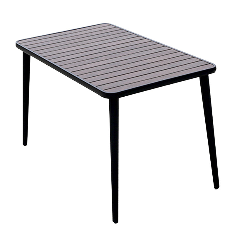 Industrial Dining Table Wood Rust Resistant Table, Water Resistant