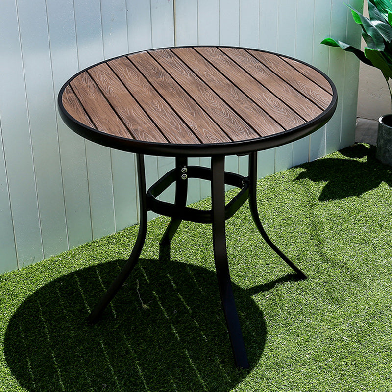 Industrial Dining Table Wood Rust Resistant Table, Water Resistant