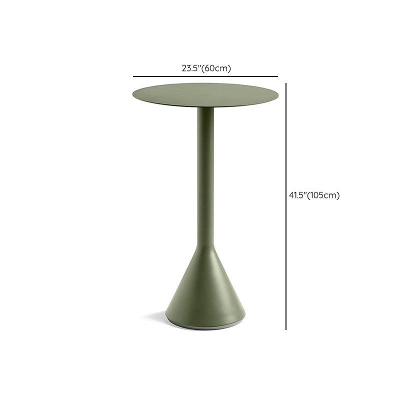 Steel Dining Table Industrial Green Round/Square Wood Coffee Table
