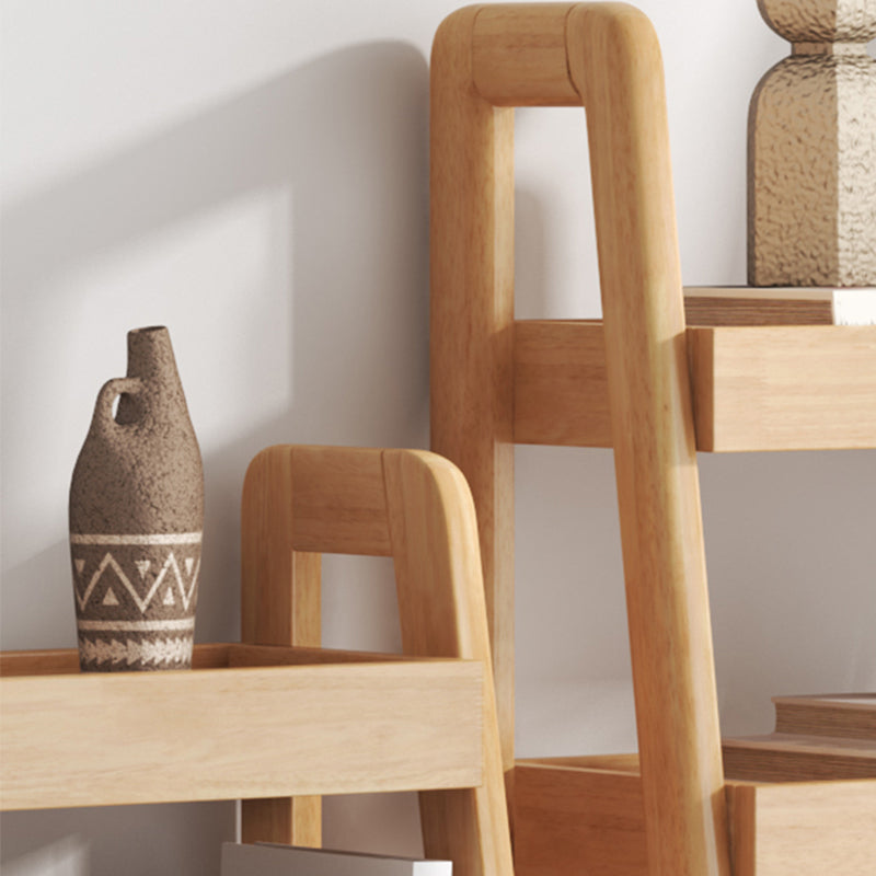 Contemporary Wood Bookshelf Standard Shelves Included Bookcase