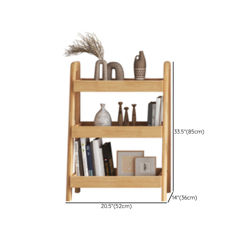 Contemporary Wood Bookshelf Standard Shelves Included Bookcase