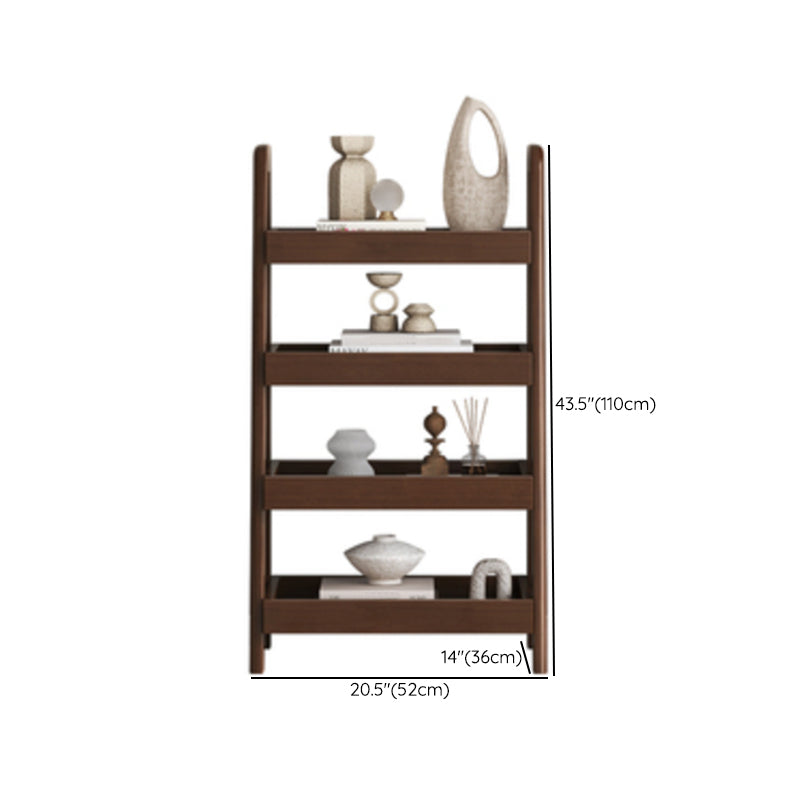 Contemporary Wood Bookshelf Standard Shelves Included Bookcase