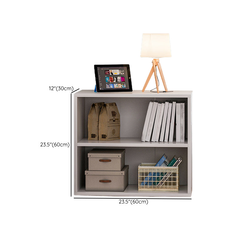 Closed Back Standard Bookcase Modern Engineered Wood Bookshelf