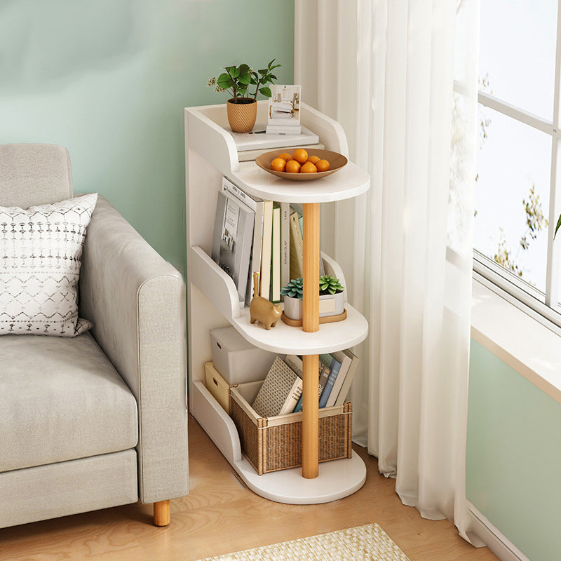 Engineered Wood Bookcase Standard Contemporary Bookshelf with Shelves