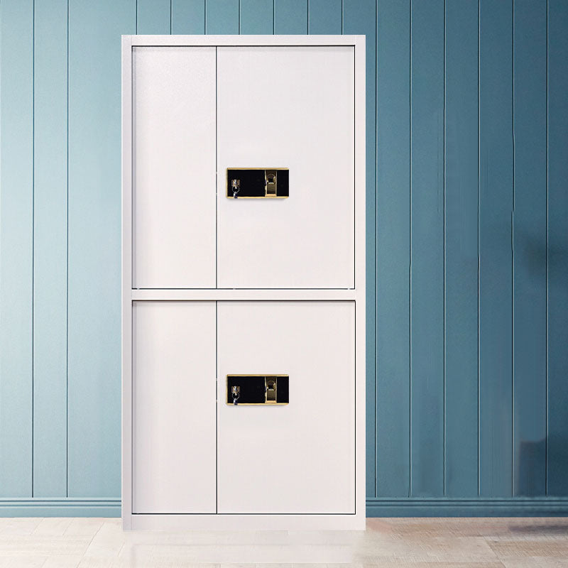 Contemporary Filing Cabinets Steel Frame Lock Vertical File Cabinets for Office