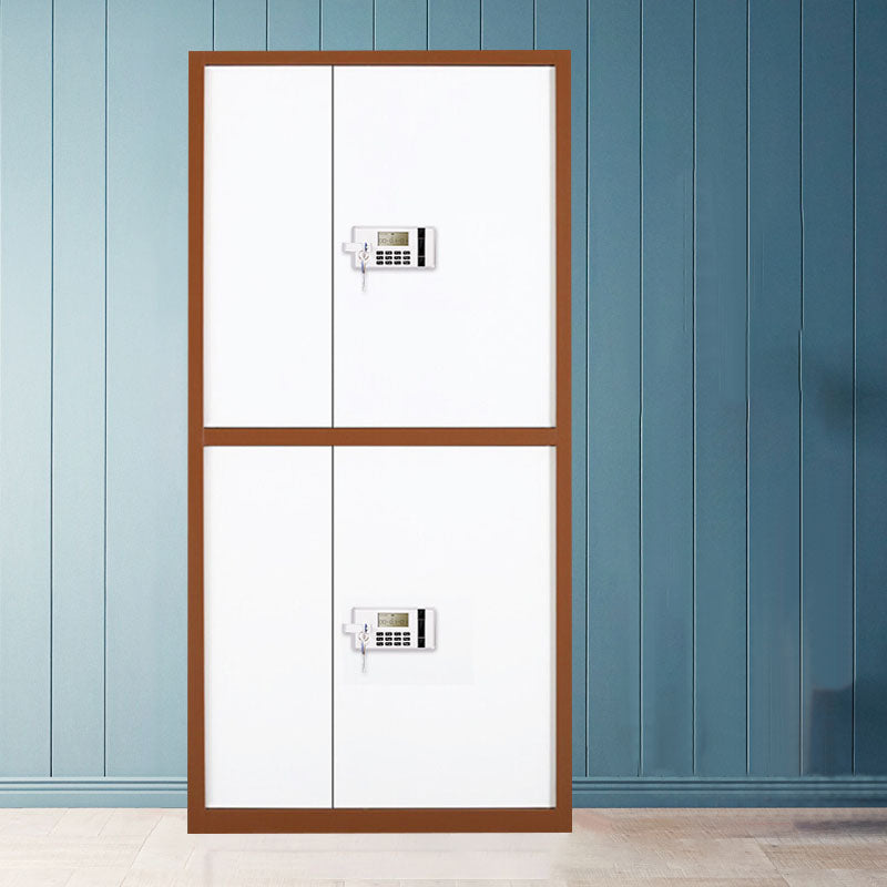 Contemporary Filing Cabinets Steel Frame Lock Vertical File Cabinets for Office