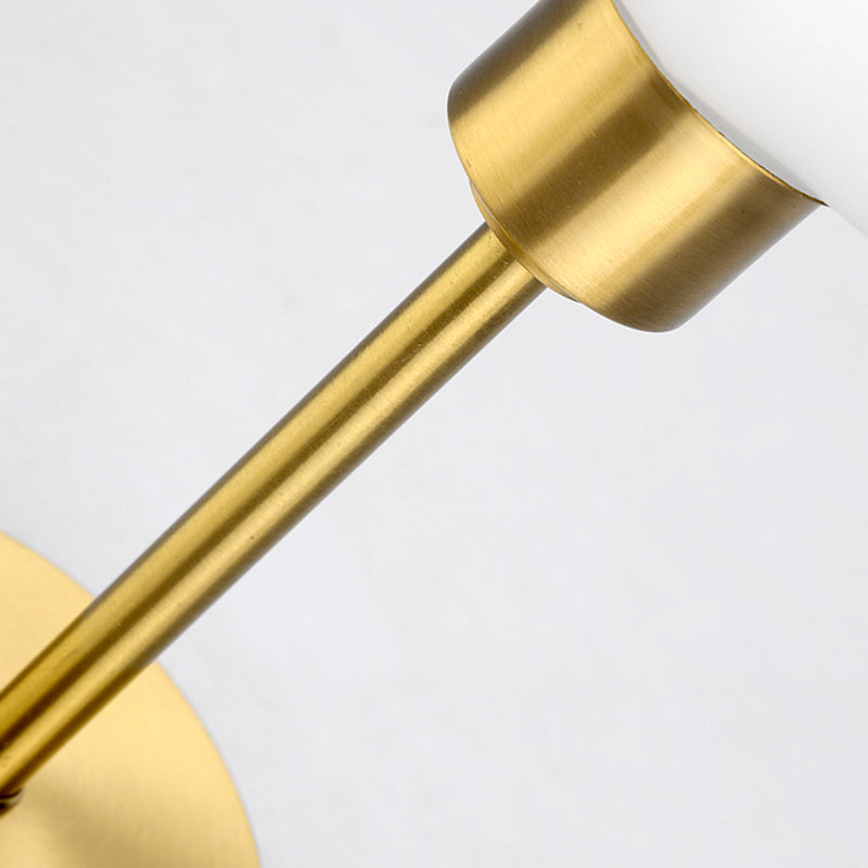 Modern Ceiling Light 1-Light Ceiling Mount Lamp with Glass Shade for Bedroom
