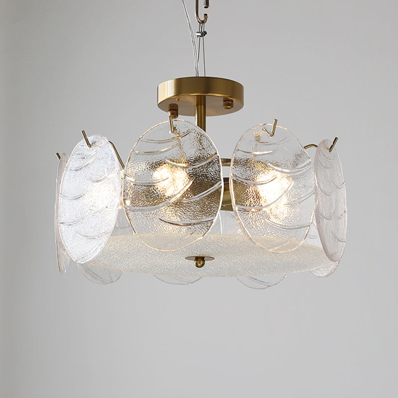 Nordic Ceiling Lamp Simple Glass Shade Flush Mount Light Fixture