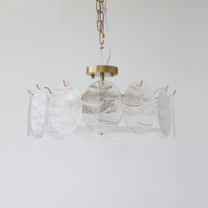 Nordic Ceiling Lamp Simple Glass Shade Flush Mount Light Fixture