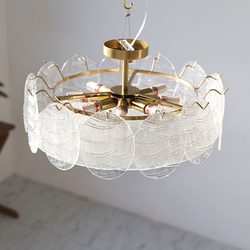 Nordic Ceiling Lamp Simple Glass Shade Flush Mount Light Fixture