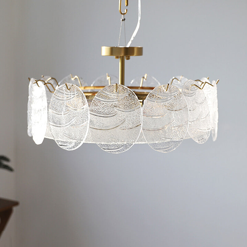 Nordic Ceiling Lamp Simple Glass Shade Flush Mount Light Fixture