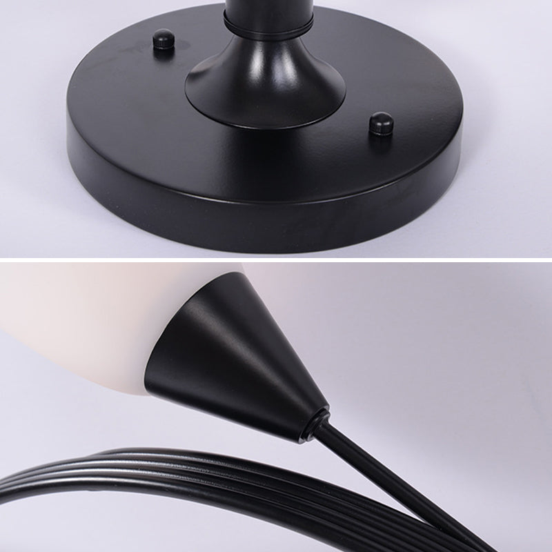 Glass Geometric Shape Flush Mount Light Modern-Style Multi Lights Flush Ceiling Light