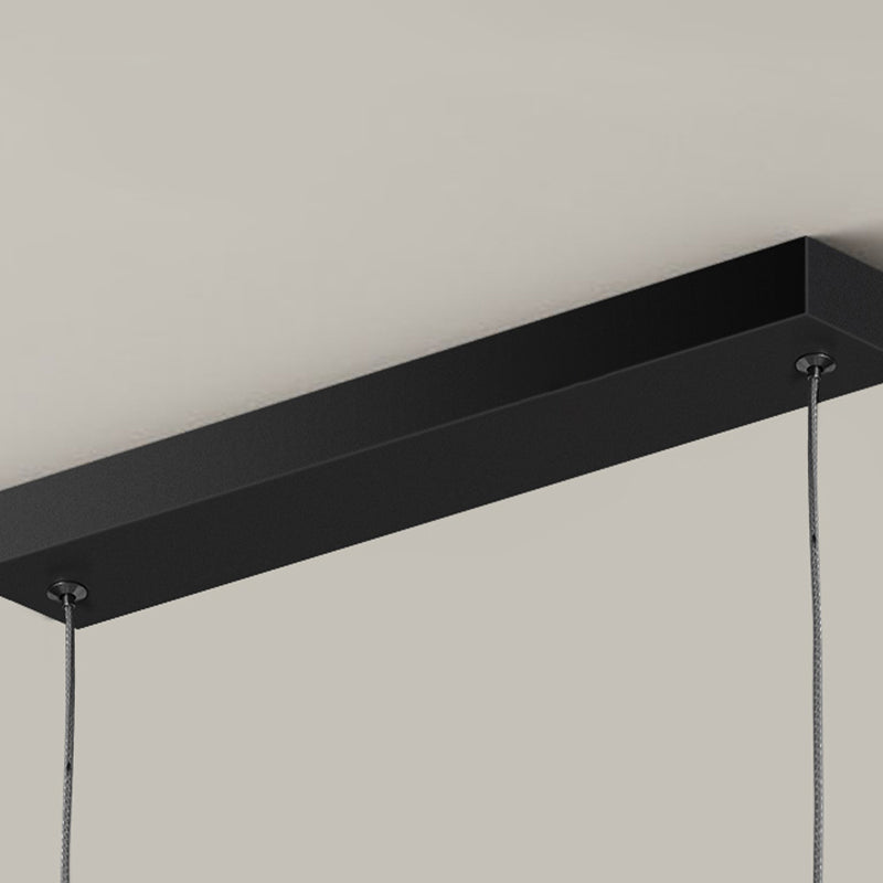 Modern Simple Island Light LED Island Hanging Lamp with Acrylic Shade for Living Room