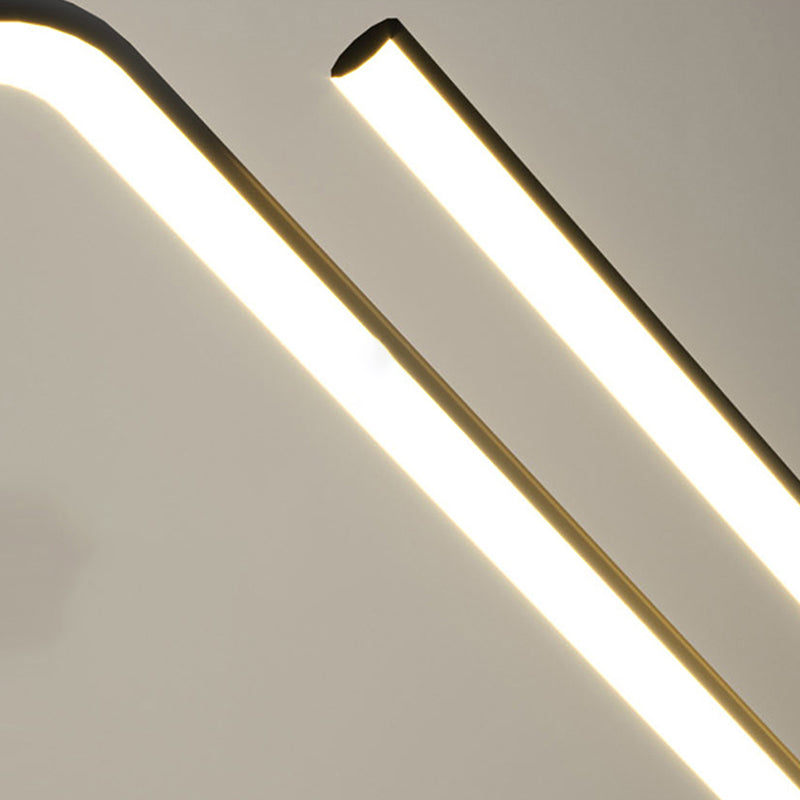Modern Simple Island Light LED Island Hanging Lamp with Acrylic Shade for Living Room