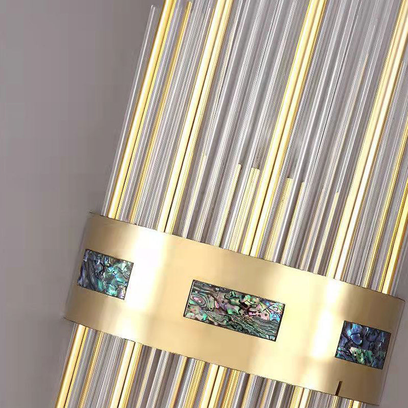 2-Light Geometric Sconce Light Modern Crystal Sconce Light Fixture