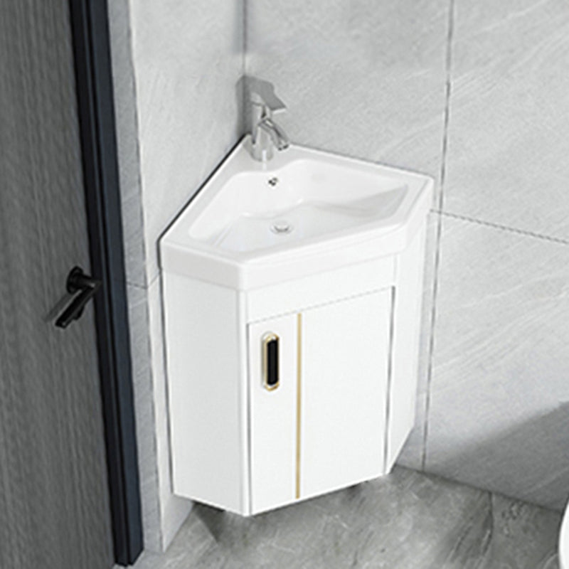 Creative Sink Vanity Wall Mount Triangular Wall Mount Vanity Cabinet