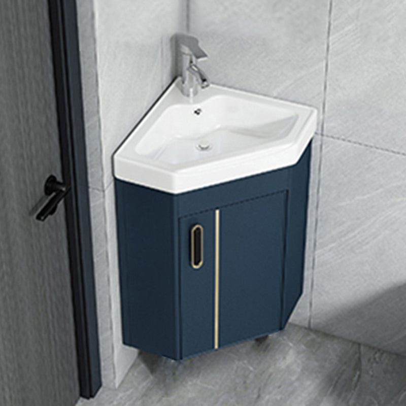 Creative Sink Vanity Wall Mount Triangular Wall Mount Vanity Cabinet
