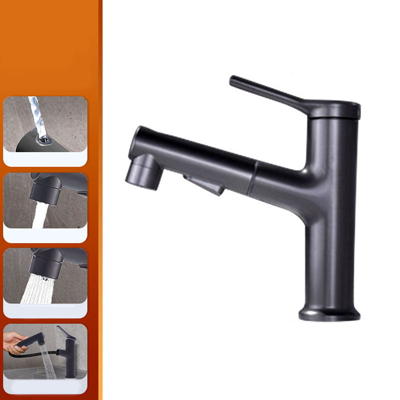 Modern Sink Faucet Pure Color Basin Lavatory Faucet for Bathroom