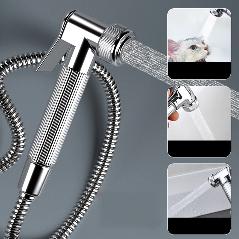 Wall Mounted Rectangle Shower System Spot Resist Copper Modern Style Shower System