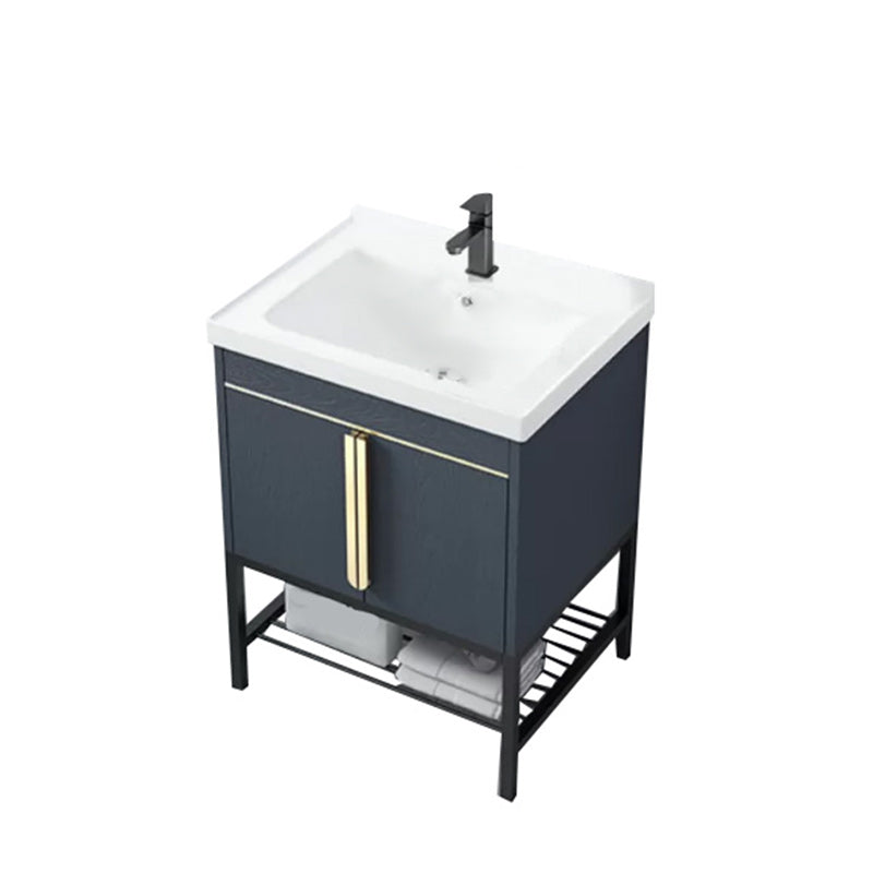 Modern Stainless Steel Bathroom Sink Vanity Faucet Included Vanity Sink