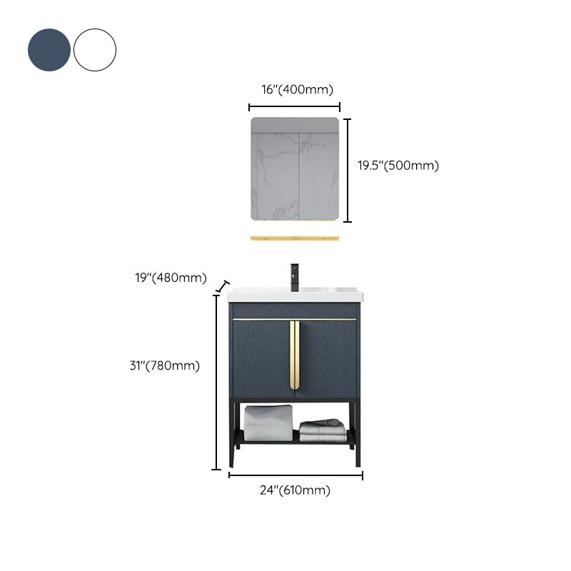 Modern Stainless Steel Bathroom Sink Vanity Faucet Included Vanity Sink