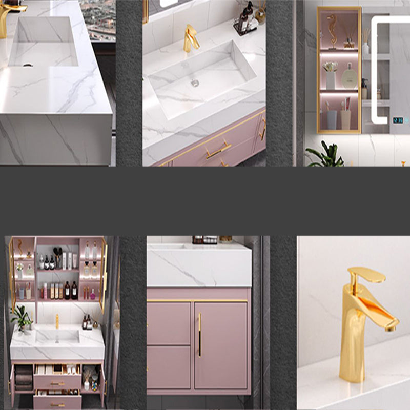 Modern Style Bathroom Vanity Set Solid Wood Bathroom Vanity Set