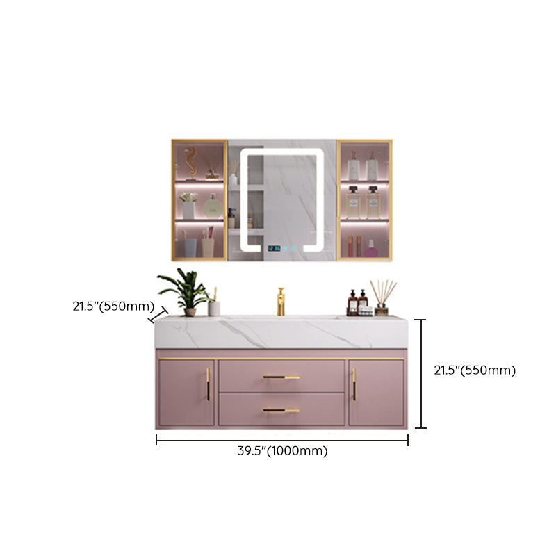 Modern Style Bathroom Vanity Set Solid Wood Bathroom Vanity Set