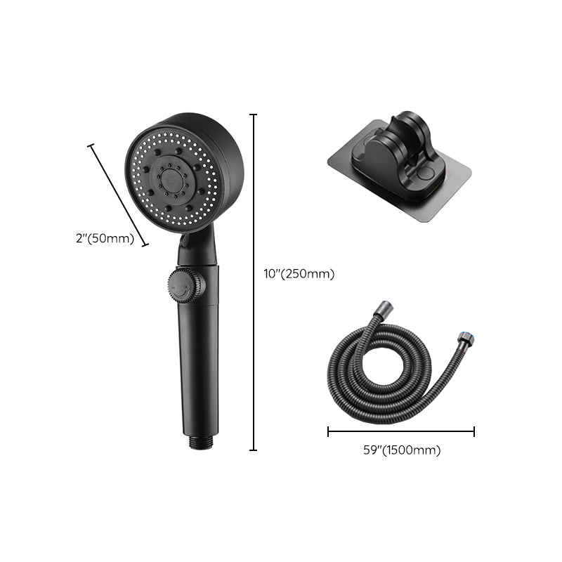 Modern Shower Head Plastic Wall-mounted Shower Head with Adjustable Spray Pattern