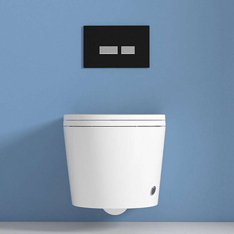 Wall Mount All-In-One Toilet Bowl Contemporary Flush Toilet for Washroom
