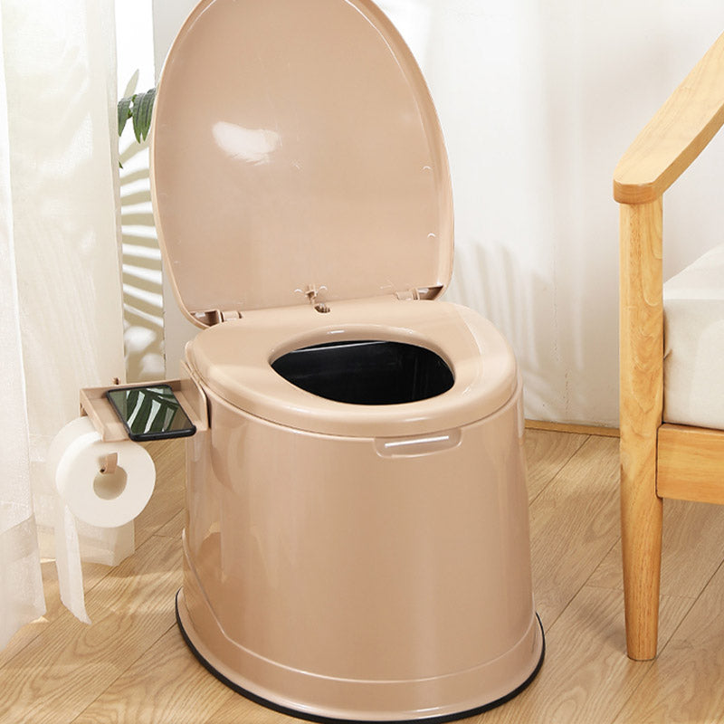 Floor Mounted All-In-One Toilet Contemporary Plastic Flush Toilet