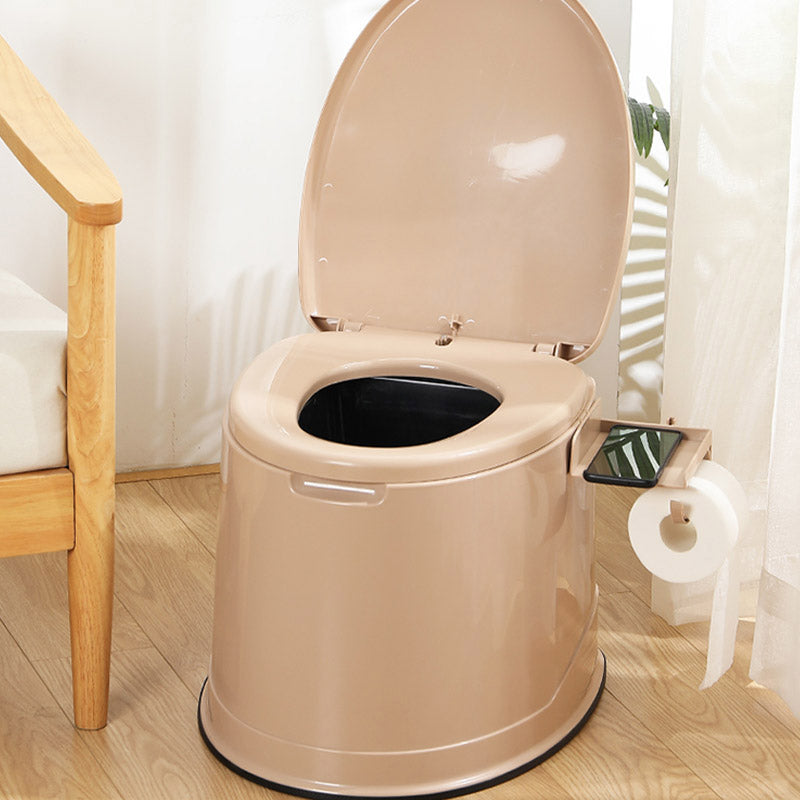 Floor Mounted All-In-One Toilet Contemporary Plastic Flush Toilet